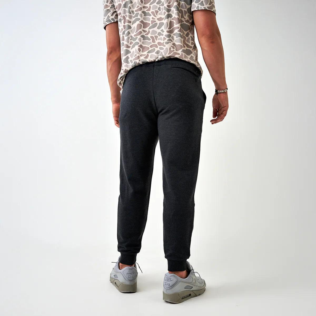 BURLEBO Fleece Jogger - Heather Black