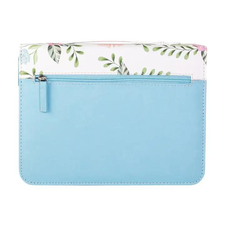 Divine Details: Bible Cover - Floral Blue