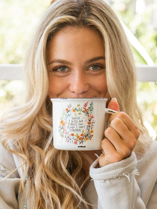 Natural Life Camp Coffee Mug Today I Will Not Stress