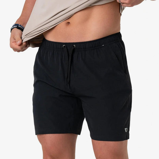 Burlebo Athletic Short - Heather Black - Retro Duck Camo Liner