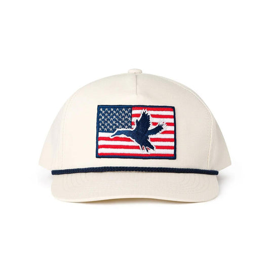 Burlebo Hat American Flag Duck - Putty