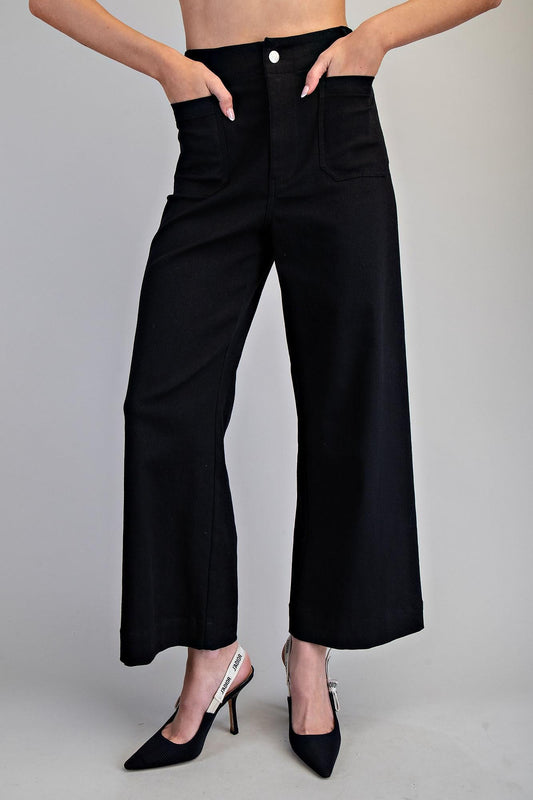 ee:some Soft Washed Wide Leg Pants