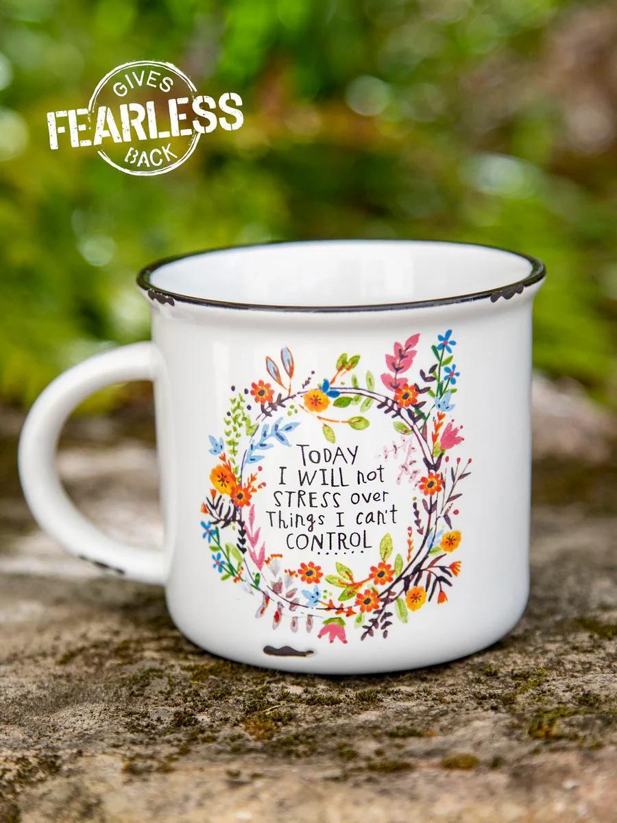 Natural Life Camp Coffee Mug Today I Will Not Stress