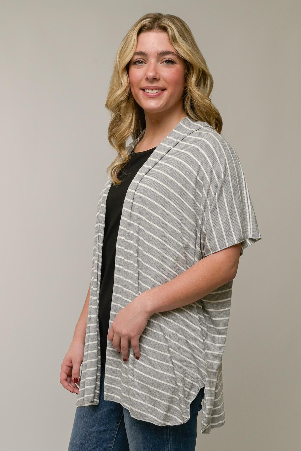 Ribbed Kimono