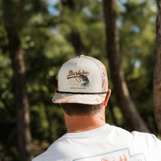 Burlebo Bait & Rigs Camo Mesh Hat