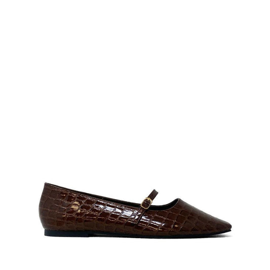 ShuShop Adele Brown Croco