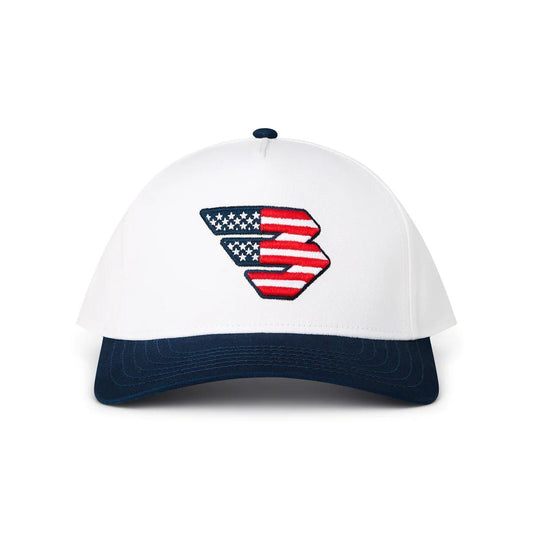 Burlebo Hat Patriotic Flying B Logo