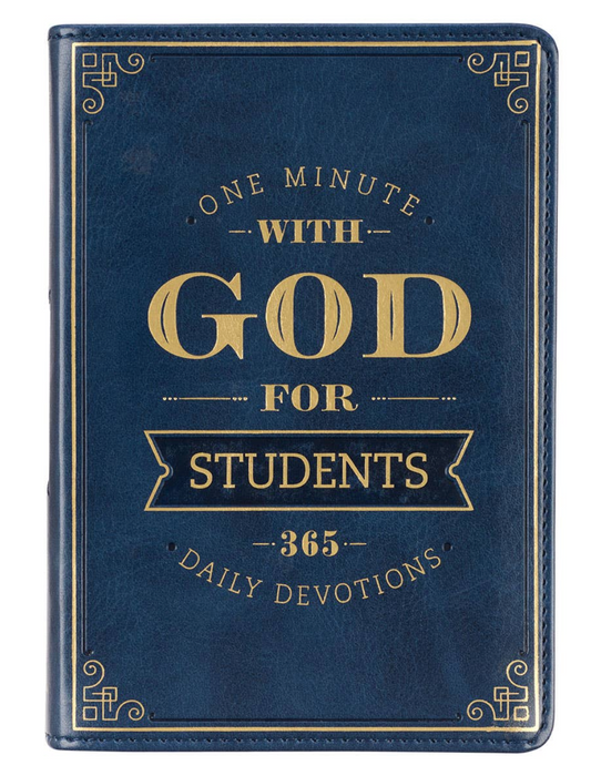 One Minute with God for Students Faux Leather
