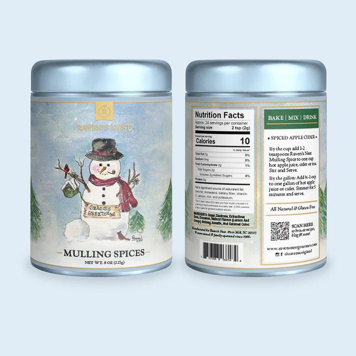 Raven's Nest NEW! Snowman - Raven's Holiday Keepsake Tin