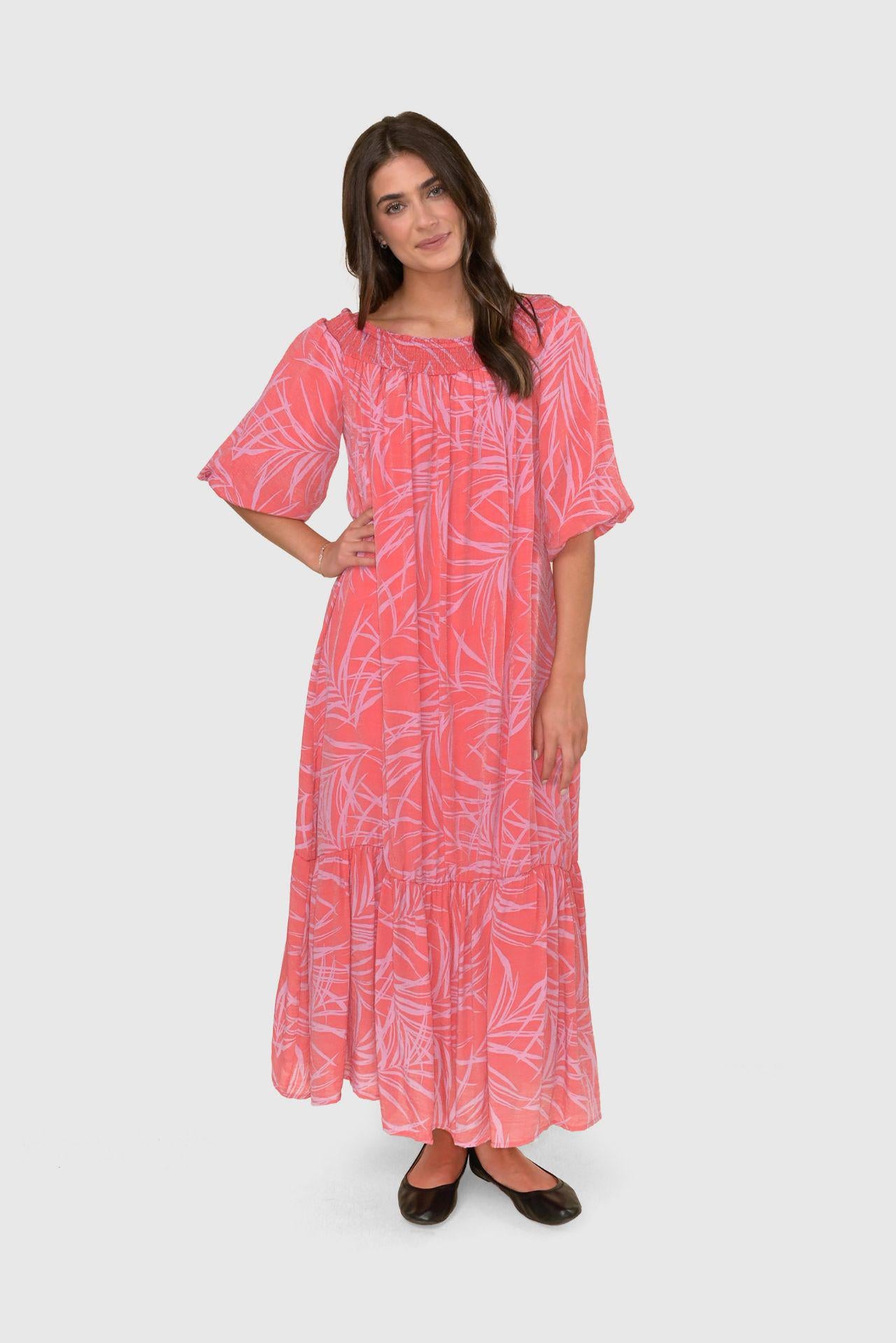 Off The Shoulder Peasant Dress