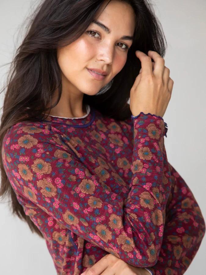 Natural Life Lily Cotton Long Sleeve Tee Shirt
