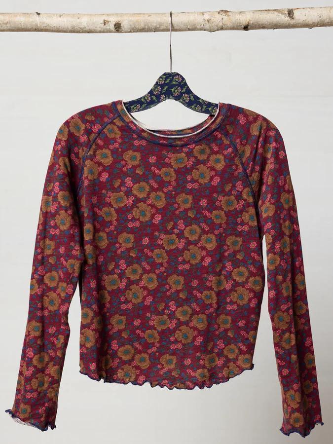 Natural Life Lily Cotton Long Sleeve Tee Shirt