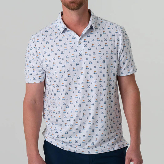 BURLEBO Performance Polo - Hole In One