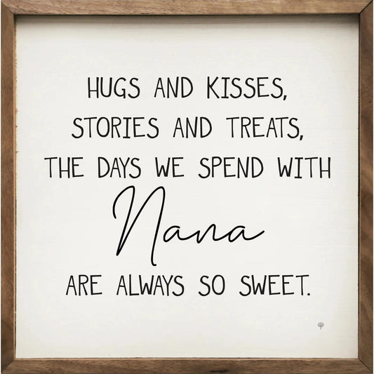 Hugs And Kisses Nana White
