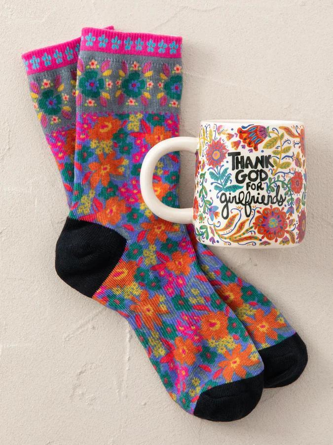 Natural Life Mug & Sock Set - Girlfiends