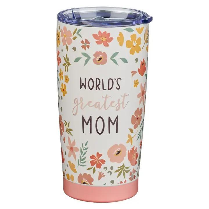 Tumbler Ss Floral World's Greatest Mom