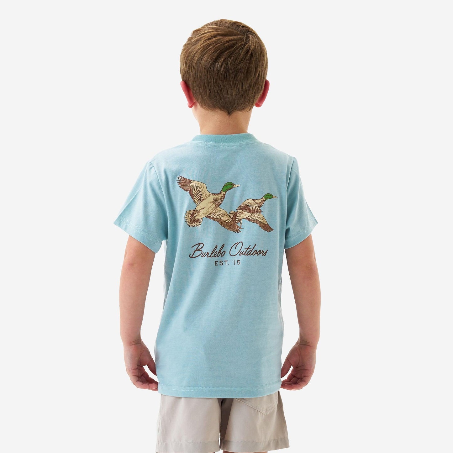 Burlebo FLYING MALLARDS - HEATHER SKY BLUE