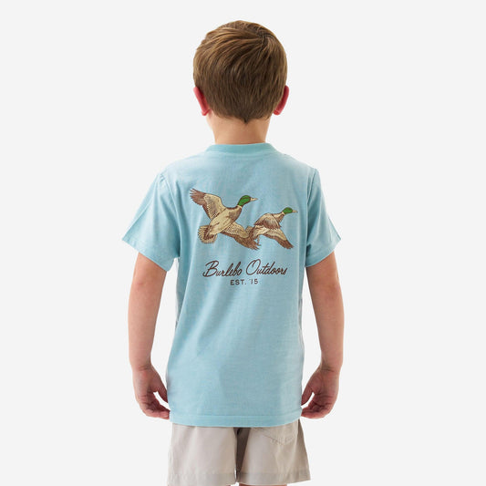 Burlebo FLYING MALLARDS - HEATHER SKY BLUE