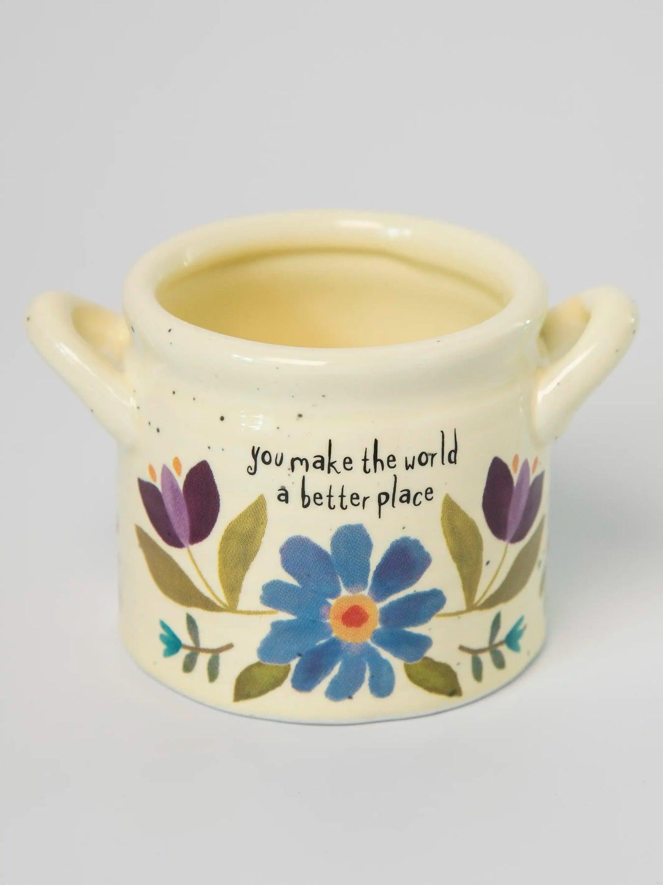 Crock Planter - World Better Small
