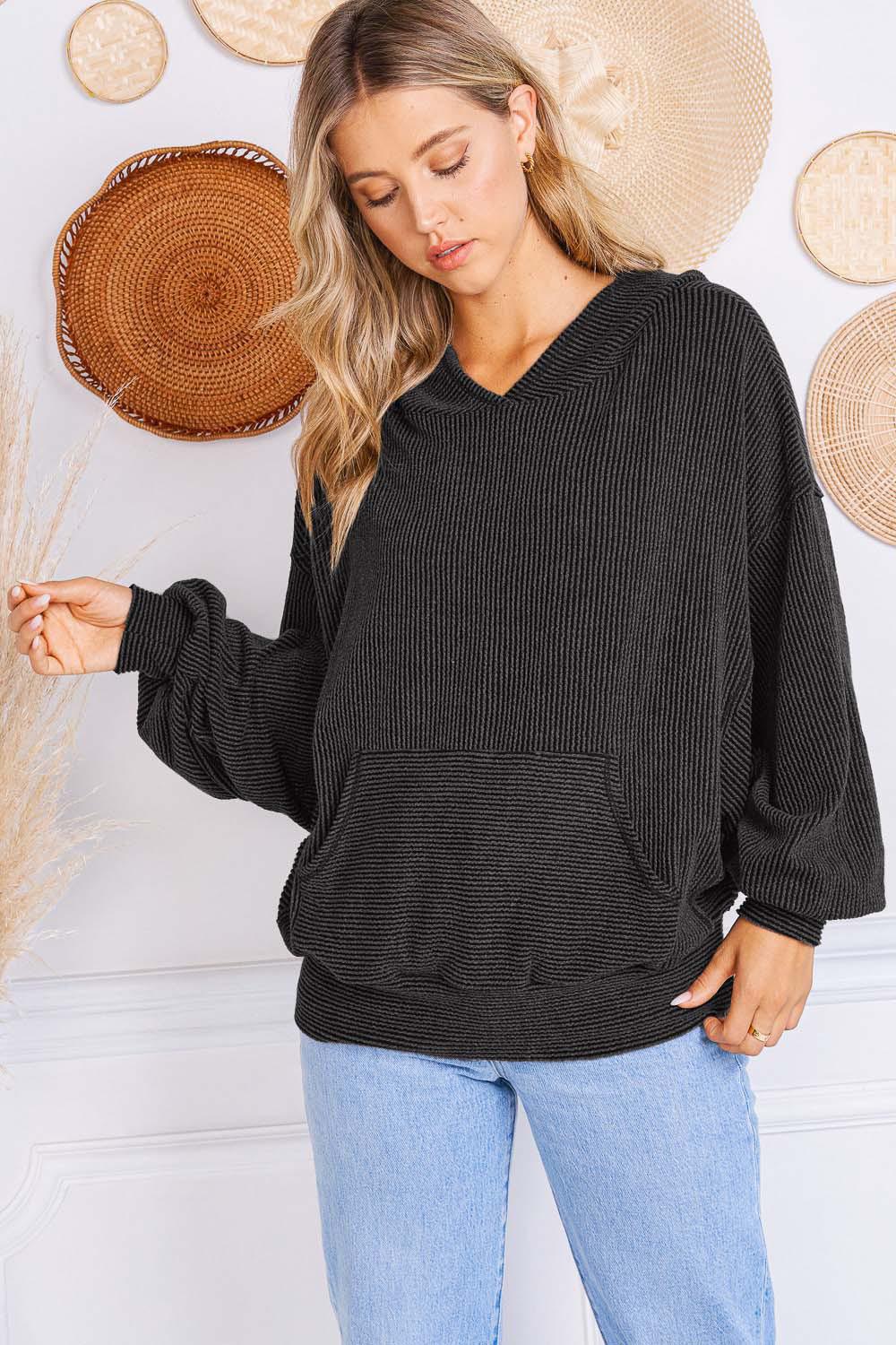 Urban Ribbed Hoodie