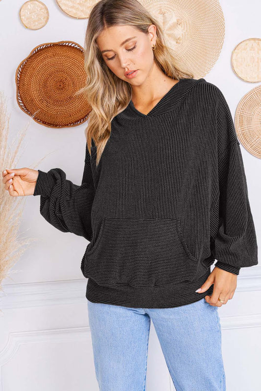 Urban Ribbed Hoodie