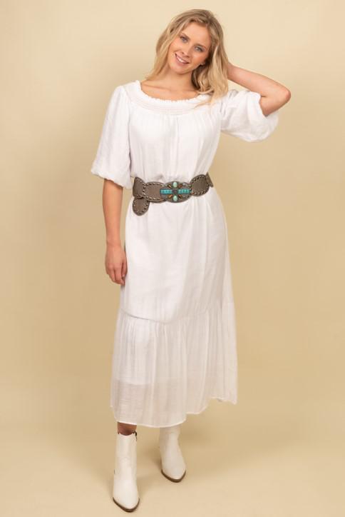 Off The Shoulder Peasant Dress