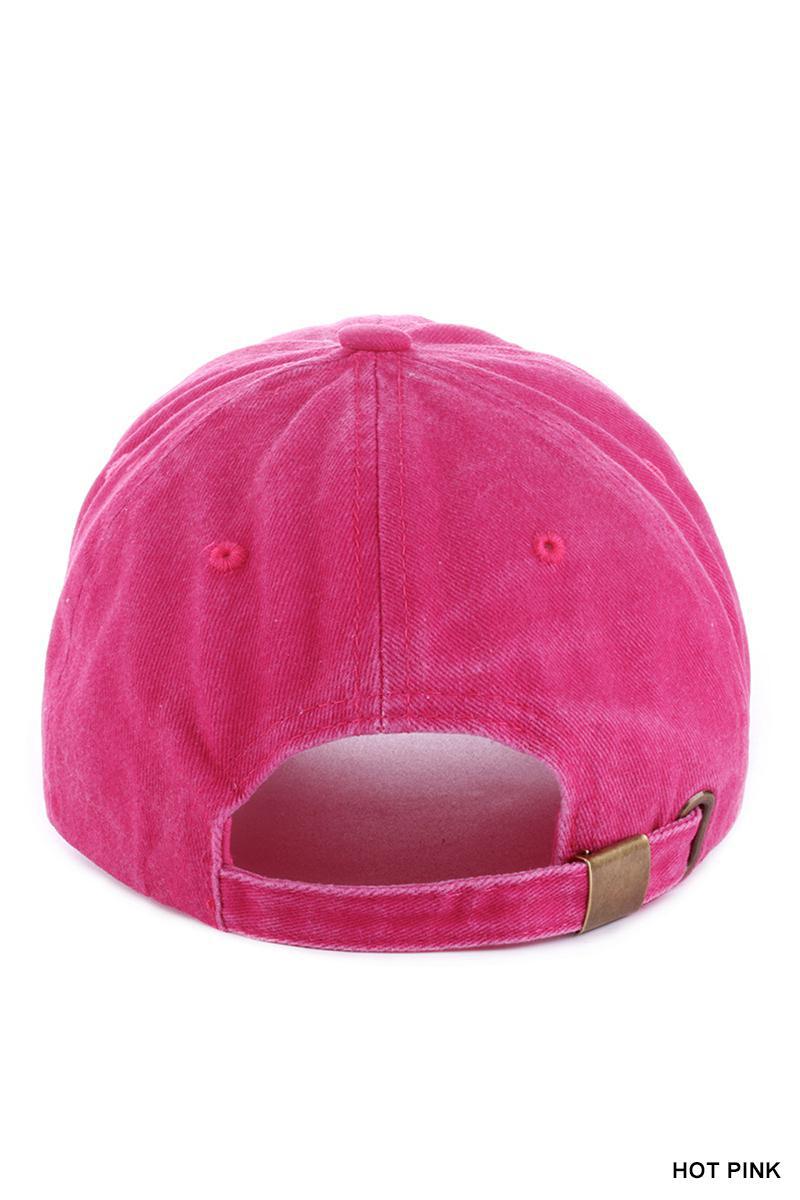Zenana Vintage Washed Baseball Cap U-719