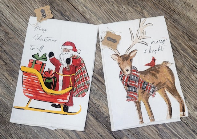 Traditional Christmas Tea Towels